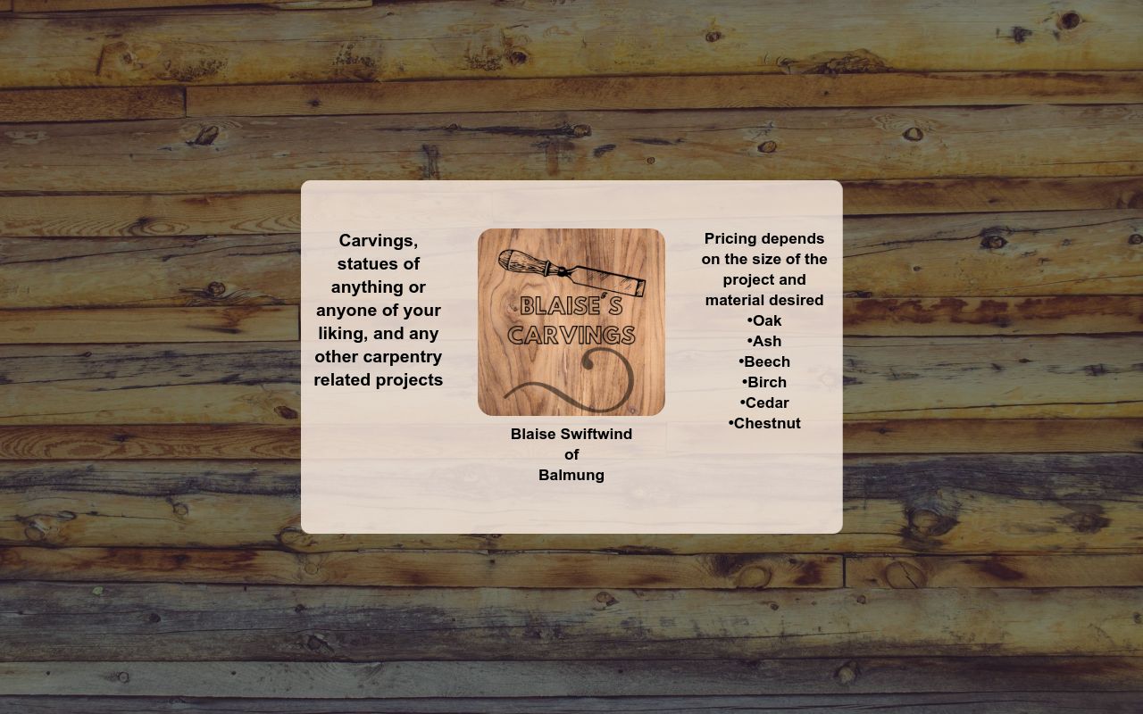 Carrd profile picture for @carvings